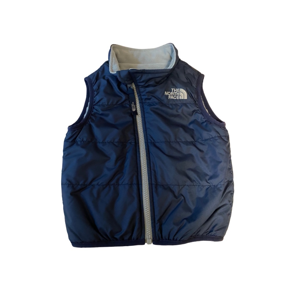 The North Face Navy Blue Infant Vest (6–12M, Unisex)